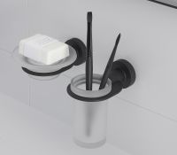 Tecno Project Black Bathroom Accessories